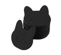 LLLmhuaa 50 pezzi di carte di visualizzazione di carta per orecchini a forma di testa di animale 3,5 x 3,5 cm porta orecchini a perno porta gioielli fatti a mano accessori display card, Misura unica