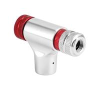 LLLmhuaa Biciclette CO2 testa gonfiatore biciclette pompe per pneumatici per bici da strada Mountain Bike non cartucce di CO2 incluse ugello di gonfiaggio parte ciclismo valvole di gonfiaggio