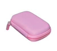 LLLmhuaa Custodia impermeabile per caricabatterie con fascia elastica in rete per caricabatterie e accessori per cavi, rosa, 14x8x5cm/5.51x3.15x1.97in