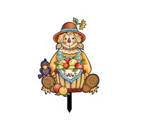 LLLmhuaa Eye Catching Ground Plug Party Garden Pali decorativi Scena Giorno del Ringraziamento Inserto per pavimento esterno per cortile segno di pollo resistenza all'usura segno del giorno del