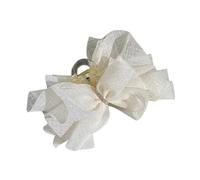 LLLmhuaa Grandi fiocchi per capelli semplice fiocco clip clip dolce donna fascia accessori moda accessorio versatile pizzo archi capelli, Misura unica, come descritto