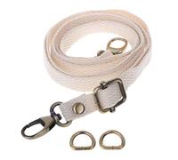 LLLmhuaa Tracolla da viaggio in tela regolabile con manico in tessuto di cotone marrone, B