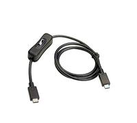 LLLmhuaa USB Tipo C con il bottone di potere degli interruttori che carica il cavo di estensione maschio all'estensione maschio all'adattatore veloce