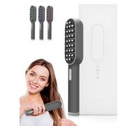 LLLT Spazzola per capelli per la crescita dei capelli con luce rossa a infrarossi da 630 nm e luce infrarossa da 850 nm e 460 nm luce blu luce verde luce - RF EMS, massaggiatore per la cura dei