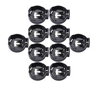 LLLucky 10 Pezzi Nero CR2477 portabatteria a Bottone a Bottone per Batteria a Bottone 3V