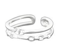 Lllunimon Anello da naso a doppio strato in argento, gioielli minimalisti indossati quotidianamente, aspetto casual, regalo di compleanno per mamma/ragazza, apertura regolabile