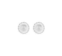 Lllunimon Brushed Ball S925 Orecchini in argento sterling Gioielli ispirati cosmici Elegante e semplice stile di texture vintage da indossare tutti i giorni un regalo per lei,Argento,Large