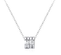 Lllunimon Collana con pendente semplice, 925 argento Lady collana, catena prolungata, indossato quotidianamente, regalo per lei