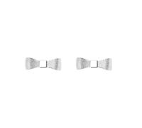 Lllunimon Fiocco Orecchini in argento sterling S925 Gioielli ispirati al nastro Stile elegante e semplice Regali da indossare tutti i giorni per lei,A