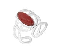 Lllunimon Grande anello in onice rossa Gioielli in argento sterling per le donne Gioielli di ispirazione rinascimentale Indossare tutti i giorni Un regalo per lei