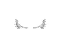 Lllunimon Orecchini a bottone Angel Wings Orecchini da donna in argento sterling 925 Gioielli eleganti ispirati alla fata Indossare tutti i giorni Un regalo per lei