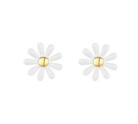 Lllunimon Orecchini a bottone fiore donna 925 Sterling Silver Daisy Orecchini minimalista gioielli orecchini di tutti i giorni un regalo per lei