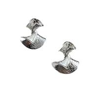 Lllunimon Orecchini a forma di vestito eleganti con perni in argento 925 per donna disponibili in oro o argento, regalo speciale di gioielleria per tua moglie o fidanzata,Argento