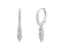 Lllunimon Orecchini a goccia in argento 925 con pendenti tempestati di zirconi per uno stile formale elegante Regali da indossare tutti i giorni per lei,Argento