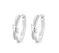 Lllunimon Orecchini in argento sterling Row Diamond geometrico S925 Gioielli ispirati al cosmo Stile elegante e semplice Regali da indossare tutti i giorni per lei