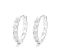 Lllunimon Orecchini in argento sterling S925 con zircone diamante Gioielli ispirati all'universo Stile elegante e semplice Regali da indossare tutti i giorni per lei