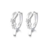 Lllunimon Orecchini in argento sterling S925 con zirconi stile squisito, elegante e semplice Regali da indossare tutti i giorni per lei