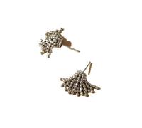 Lllunimon Orecchini stile fuochi d'artificio per donna disponibili in oro e argento, gioielli portafortuna per donne che trasmettono i migliori auguri a mogli e fidanzate,Argento