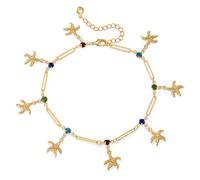 Lllunimon Shell Starfish Pendente Cavigliera Bracciale Da Donna Regolabile Bohemien Polso Guardie Hawaii Beach Seashell Starfish Piede Gioielli Estate Spiaggia Moda Gioielli Regali,C