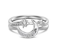 Lllunimon Squisito farfalla amore S925 anello in argento sterling con fila di diamanti Anello ovale con diamanti blu Regali da indossare tutti i giorni per lei,I,Size 9