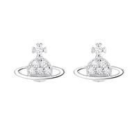 Lllunimon Tiny Dainty Planet Stud Orecchini 925 Sterling Silver Saturno Orecchini Celestial Gioielli Regalo per Le Donne Uomini Compleanno Anniversario,D'oro