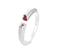Lllunimon Zucca rossa S925 anello di apertura in argento Nuovi gioielli smaltati cinesi stile semplice ed elegante Regali da indossare tutti i giorni per lei