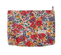 lllyan Borsa da viaggio per il trucco con cerniera, design alla moda, spaziosa borsa cosmetica può anche borsa organizer, Stapa, Rosso, Trendy e Sofisticato