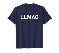 LLMAO LLM Large Language Model AI Deep Learning Maglietta, Uomo, Navy, 3XL