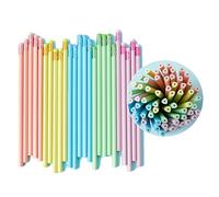 LLMtn HB - Confezione da 25 Matite con Fusto Color Amaretto, con Gomma Color Amaretto, Fusto in Resina Sintetica