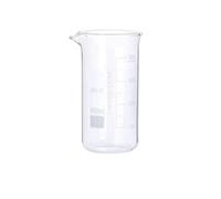 LLMWFA 4 pezzi di misurino in vetro forma alta, becher graduato in borosilicato, trasparenti da 50-1000 ml con scaIa for apparecchiature laboratorio(400)