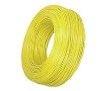 LLMWFA Cavo riscaldante in rame stagnato siliconico for elemento riscaldante domestico, cavo riscaldante for controllo della temperatura 2/5/10 m 1 pezz0(Yellow,10M*24)