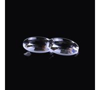 LLMWFA Lente doppia convessa in acrilico PMMA diametro 30 40 50 60 mm, lunghezza focale 100 lente d'ingrandimento VR 2 pezzi(50mm x 138mm)