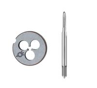 LLMWFA M1 M2 M3 M4 M6 M9 Utensili manuali for trapani metrici, set di maschi e matrici for viti destre, for filettatura a macchina(M9x0.75)