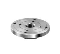 LLMWFA Piastra frontale for mandrino da 2/3/4/6 pollici, piastra for tornio for legno, parte di forniture for elettrico for macchine for la lavorazione del for attrezzature carpenteria(6inch)
