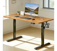 LLNWDNB Scrivania Regolabile in Altezza per Ufficio e Computer con Pannello Intelligente 3 Memorie Scrivania Elettrica,Tavolo con Supporto Cuffie/Portabicchiere per Ufficio A,100CM