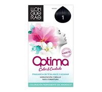 Llongueras Tintura per Capelli, Optima Hair Colour, 200 gr, 1-Black