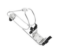 LLOOPK Boat Lifebuoy Ring Horseshoe Bracket Marine Hardware Boat Life Buoy Holder Adjustable Swimming Ring Brackets Rustproof for Yacht(Delayed Bubble)