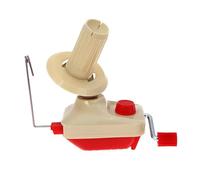 LLOOPK Bobinatrice, Avvolgitore di Filato Portatile Lana con Palline Fibra Swift, Supporto Pratico avvolgitore Corde Accessori for Cucire(A Red)