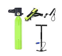 LLOOPK Bombola Subacquea, 0.5L Nuova Mini Bombola di Ossigeno for Immersioni Subacquee for L'insegnamento della Respirazione Subacquea Attrezzatura for L'immersione Respiratoria(Groen)