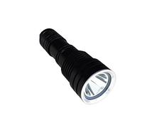 LLOOPK Bombola Subacquea, Torcia Subacquea, Immersioni Notturne Subacquee Portatili Super Luminosa Ricaricabile Piccola in Lega di Alluminio Illuminazione Esterna Impermeabile agliamento(L)