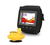 LLOOPK Cercatore di Pesci, Guarda Il rilevatore di Pesca del Fish Finder Sonar Wireless Visual HD Rilevatore