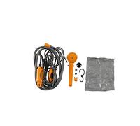 LLOOPK Doccia for Auto Gialla 12V Doccia Portatile Bagno A Guida Autonoma + Accessori