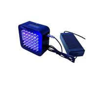 LLOOPK Lampada di polimerizzazione UV, Lampada for polimerizzazione UV ad alta intensità da 400 W Lampada for fotopolimerizzazione Colla UV Vernice for colla senza ombre Inchiostro verde(365nm)