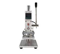 LLOOPK Macchina for stampaggio a Caldo di goffratura Wt-90ds. Piccolo Manuale Digital Multi-Funzione Logo in Pelle Branding Machine in Pelle Logo Personalizzato(8x10 No Holder)