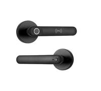LLOOPK Serratura intelligente, Serratura Elettronica Biometrica Tuya Intellinte Digitale Impronta Password Ingresso Manopole For Porta For Camera Da Letto Home Office(3401black)