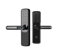 LLOOPK Serratura intelligente, TTlock App Smart Fingerprint Door Lock Digital APP Keypad Code Keyless Electronic(3585)