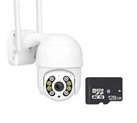 LLOOPK Telecamera di sicurezza, 4K 8MP Wireless IP Camera Outdoor Security PTZ Camera 4MP HD Auto Tracking Video Surveillance CCTV Camera P2P(8MP 4K Add 128G)