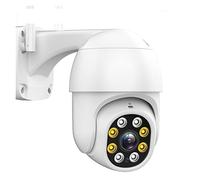 LLOOPK Telecamera di sicurezza, 8MP HD IP Camera Outdoor 4K H.265 Wireless PTZ Camera AI Tracking 5MP Security CCTV Camera P2P Videosorveglianza iCsee APP(8MP Add 32G SD)