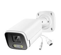 LLOOPK Telecamere di sicurezza, Telecamera IP da 6 MP for esterni, videosorveglianza POE H.265, audio bidirezionale, visione notturna a colori, for sistema Smartlife Home