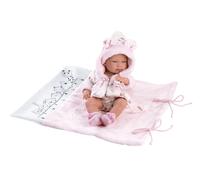 Llorens New Born bambina - bambola realistica con corpo interamente in vinile 40 cm